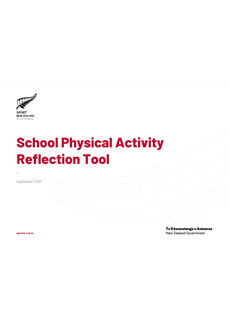 SNZ School Physical Activity Cover